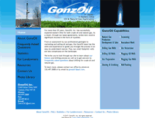 Tablet Screenshot of gonzoilinc.com